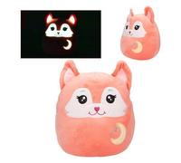 Depesche 13043 Ylvi Swoppies Cuddly Toy Fox in Orange with Luminous Effect Moon and Pointed Ears Approx. 20 cm Large Plush Toy