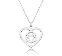 YLWJSP Dice Jewelry Dungeons and Dragons Dungeon Master Inspired Earrings Necklace Gift for DND Gamers, Metal, stainless steel