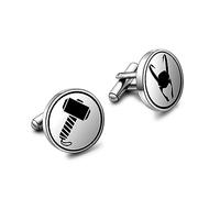 YLWJSP Thor Loki Friendship Jewelry Loki Fans Cuff Link Marvel Gifts Halloween Cosplay Jewelry Gifts Loki Loves Gifts, Metal, stainless steel