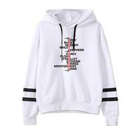 YLWX Grey's Anatomy Hoodies for Mens and Womens Print Pullover Long Sleeve Sweatshirt,White-L