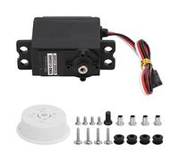 Ylwxzenith accurate Black Alloy Servo Motor Gear for RC Boats and Ship Rope Machines, Metal Gears Ensure smoothness, Approx. 40.5 x 20.2 x 38mm Size, 4.8 6.0V Working Voltage