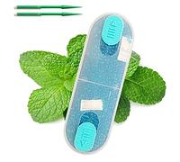 YLWZZ 2000 Capsules Cigarette Crushballs Dispenser, Menthol Crush Balls Capsules, Menthol Filters,Portable Mini Mint Aroma Capsules, Ball Shape Explosion Beads for (Super Mint,2000 pcs)