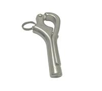 YLXSS 3/4/5" Stainless Steel 316 Pelican Hook, with an openable Hook Shackle, self-Locking Buckle for Quick Release, Hardware Rigging for Wire Rope Railing Connections (Large L:5in(126mm)-1PC)