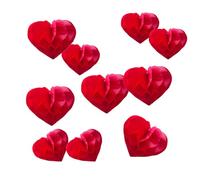 YLY's love Heart-shaped Paper Honeycomb Ball Decoration 10 Honeycomb Balls for Hanging Tissue Paper Beautiful Decor for Birthday Wedding Party Baby Shower Party Bridal Showers (Red)