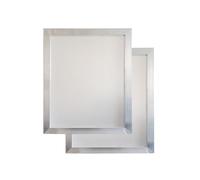 YLZ Aluminum Silk Screen Printing Screens 16 x 20 Inch Frame-110 White Mesh (2 PC)