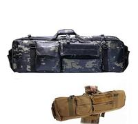 YLZBA 39 Inch Soft Padded Rifle Cases, Tactical Long Gun Bag Combat Rifle Bags Rifle Backpack for Hunting Shooting Range Firearm Transportation(Black CP)