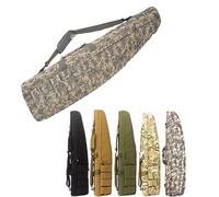YLZBA Long Gun Case for Shotgun or Rifle,Soft Padded Case Rifle Case Tactical Gun Bag,Fishing Rod Bag Backpack,Sport Shooting Range Carry Case Storage with 4 Pouches(ACU,120cm/47.2in)