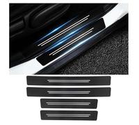 YLZFKGLQ 4 Pcs Car Door Sill Protectors, for Toyota Aygo X 2021 2022 2023 2024 2025 Anti Scratch Kick Plate Cover Welcome Pedal Threshold Scuff Guard Car Accessories Styling,A-4pcs