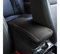 YLZFKGLQ Car Armrest Pad, for Ford Mustang Edge Explorer Bronco Ranger Expedition F150 Waterproof Auto Arm Rest Protector Cover Leather Car Center Console Cushion Pad with Sided Pockets,F