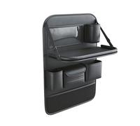 YLZFKGLQ Car Seat Organiser, for Audi A6 Avant (4G, C7) 2016-2018 Leather Car Backseat Organizer Car Seat Back Protectors Kick Mats, Suitable for Cars & SUVs & Trucks