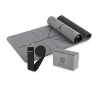 YM10 TPE Yoga Mat with KJ02 Brick and SJ02 Yoga Strap HMS TU