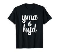 Yma O Hyd Football Funny Welsh Folk Song Wales Music Anthem T-Shirt