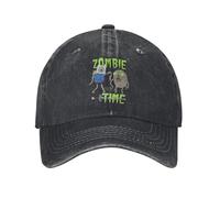 YMAEPXFH Adventure Zombie Time Anime Men Women Distressed Denim Washed Headwear Outdoor Adjustable Fit Healthy Elegant Travel Young Surprise Quiet Marriage Meet