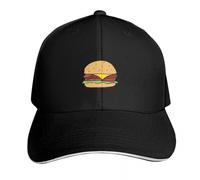 YMAEPXFH Cheeseburger Illustration for Men Sailor for Men Hat Man for The Sun Golf Wear Mens Women's Healthy Elegant Travel Young Surprise Quiet Marriage Meet