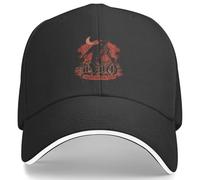 YMAEPXFH DIO Heavy Metal Band Baseball Merch for Men Women Trucker Retro Snapback Adjustable Fit Gift Surprise Competition Color Change PU Baseball Game Theme