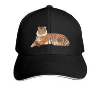 YMAEPXFH Football Tiger Summer hat Black Wild Ball Hat Hat Luxury Woman Men's Healthy Elegant Travel Young Surprise Quiet Marriage Meet