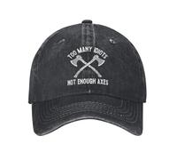 YMAEPXFH Many Idiots Not Enough Axes Unisex Distressed Cotton Hat Outdoor Running Adjustable Snapback Hat Healthy Elegant Travel Young Surprise Quiet Marriage Meet