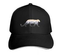 YMAEPXFH Minimal Leopard with Mountains Snapback Wild Ball Hat Sun Women's Men's Healthy Elegant Travel Young Surprise Quiet Marriage Meet