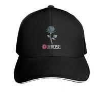 YMAEPXFH The Rose - Large Graphic Hat Luxury Brand Streetwear Icon Female Men's Healthy Elegant Travel Young Surprise Quiet Marriage Meet