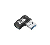 Ymalde Ergonomic 90 Degree Angled USB C Adapter Alloy Construction Seamlessly Data Transfer For Mobile Workstations Data Transfer Adapter