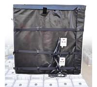 YMAOMAO 275 Gallon IBC Ton Barrel Heater, 4000 W Electric Drum Heating Blanket, 0-150℃ Waterproof IBC Tank/Tote Heater Jacket, Oil Drums Warmer Tape, for IBC Plastic Tank Pipes Black