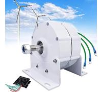 YMAOMAO 8000W 9000W 10000W 12000W Gearless Permanent Magnet Generator, Three Phase Alternator Home Permanent Magnet Electric Motor Generator for Vertical Horizontal Wind Turbine,8000W-220V