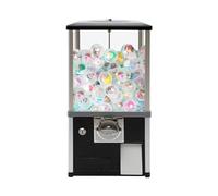 YMAOMAO Capsules Vending Machine, Commercial Candy Gumball Machine, Automatic Capsule Vending Machine for Retail Stores, Round Capsules Bouncy Ball Dispenser for 4.5-5.5cm for Game Stores,Black