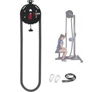 YMAOMAO Endless Rope Machine, Adjustable Resi Trainer Machine - Portable Rope Exercise System for Home Gym, Endless Cable Pulley Trainer, Strength Training Equipment, Gym Fitness Gear Red