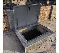 YMAOMAO Floor Hatch, Roof Ventilation Escape Hatch, Rain Protection Attic Access Cover, Loft, Basement Cellar Stairs Outlet Cover 65x65cm/25.6x25.6in