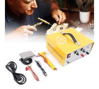 YMAOMAO Pulse Sparkle Spot Welder, Portable Spot Welder Machine DIY Kit, Permanent Jewelry Welder Kit Jewelry Spot Welder for Gold Silver Platinum Jewelry Welding,80A