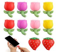 Ymapinc 10Pcs Flower & Strawberry Cable Protector Cute Charger Protector