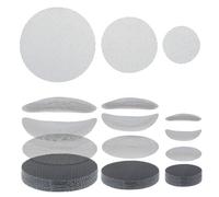 Ymapinc 150 Pcs Plastic Mesh Sheet, 3.94/2.95/1.97 Inch Bonsai Mesh Screen, Round Planter Inserts for Pots, Reusable Flower Pot Hole Meshes, Prevent Soil Loss, Succulents