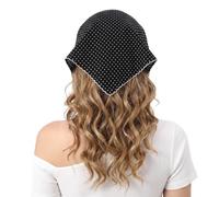 Ymapinc 1Pcs Polka Dot Headband Stylish Black Bandana Headbands for Women | Cute Sun Protection Head Coverings Head Scarf for Daily Wear Yoga Travel Casual Outfits
