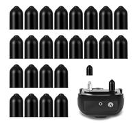 Ymapinc 24Pcs Shock Collar Dog Rubber Tips - Prong Collar Cover Replacement, Pet Safe Collars for Training Dog Shock Prongs or Anti Bark