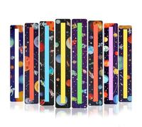 Ymapinc 8Pcs Guided Reading Strips,Color Reading Guide Strips for Kids Highlight Bookmarks Dyslexia Tools Bookmark for Kids Students Teacher Education Supplies