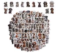Ymapinc Dog Stickers for Scrapbooking, 100Pcs Cute Pet Stickers Bulk, Animals Decals, Cool Funny Sticker for Adults, Waterproof Laptop/Phone Sticker for Luggage/Water Bottle, Vinyl Gift