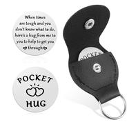 Ymapinc Pocket Hug Token Get Well Soon Gifts for Women Men, Good Luck Gifts, Stocking Stuffers Keychain for Him Her Anniversary Wedding Birthday