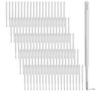 Ymapinc Retractable Pen Refill Black Ballpoint, 100 PCS 1.0mm Smooth Writing Pen Ink Refills, 3.94’’ Universal Pens Refill, Ideal for Home Office School Daily Use