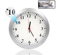 YMBZY WiFi Spy Camera Wall Clock, 1080P WiFi Security Hidden Camera Wall Clock Nanny Cam with Motion Detection Alarm/Remote View, Indoor Covert Security Camera