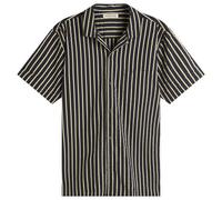 YMC Men's Malick Seersucker Stripe Vacation Shirt Navy/Yellow