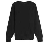 YMC Men's Suedehead Crew Neck Jumper Black