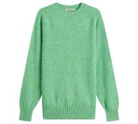 YMC Men's Suedehead Crew Neck Jumper Green