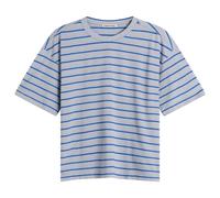 YMC Men's Triple Rapport Stripe T Shirt Blue Multi