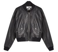 YMC Women's Tenor Leather Jacket Black