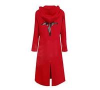 YMCC Fullmetal Alchemist Halloween Costume Edward Elric Cosplay Red Coat (M, Red)