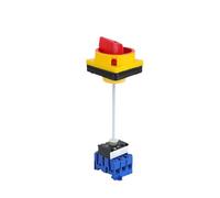 YMD11-25B Red Yellow Pad-lock With Extension Arm Isolator Switch 3 Phase On-off Rotary Cam Selector Replace LW30-25A