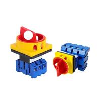 YMD11 3P 690V 25/32/40/63/80/100A Isolator Switch Padlock Disconnect Selector with ON-Off Panel Power Control Replace LW30(3P,32A)