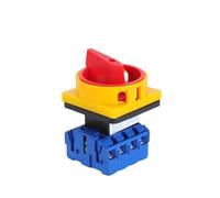 YMD11 3P 690V 25/32/40/63/80/100A Isolator Switch Padlock Disconnect Selector With ON-OFF Panel Power Control Replace LW30 IDGTTLDF(4P,40A)
