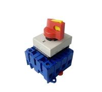 YMD11-40C 4P 40A Off-ON Panel DIN Rail Mounting 690V Isolator Switch Padlock Disconnect Replace LW30-40A