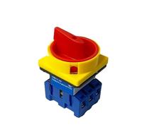 YMD11-63A Isolator Switch 3/4P Rotary Select Pad Lock On-off Power Silver Contact LW30 1Pcs(4P 8Terminals)